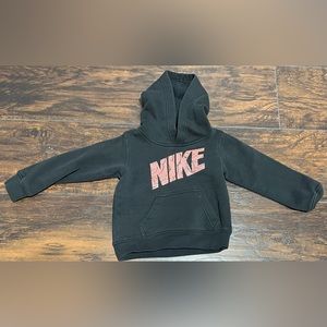 Toddler girl black NIKE hoodie